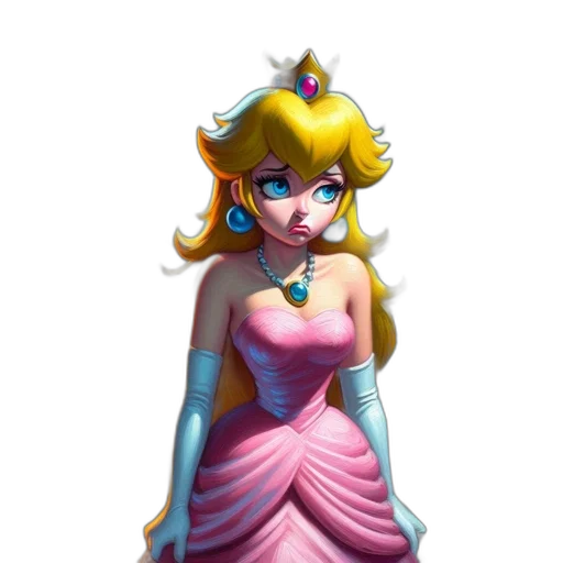 dress, crown, staff, mask, concept art, pixel art, fantasy art, 3d render transparent PNG cut-out