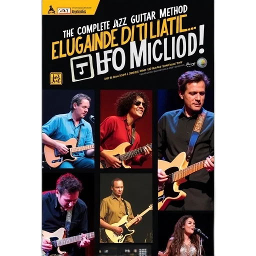 cover, book, jazz, guitar, complete, method, beginning, collage transparent PNG cut-out