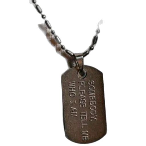 jewelry, staff, dog, tag, message, somebody, please, tell transparent PNG cut-out