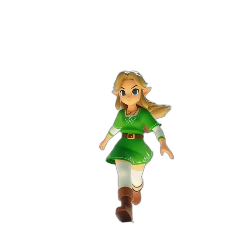 staff, dress, 3d render, concept art, pixel art, fantasy art, green, elfin transparent PNG cut-out