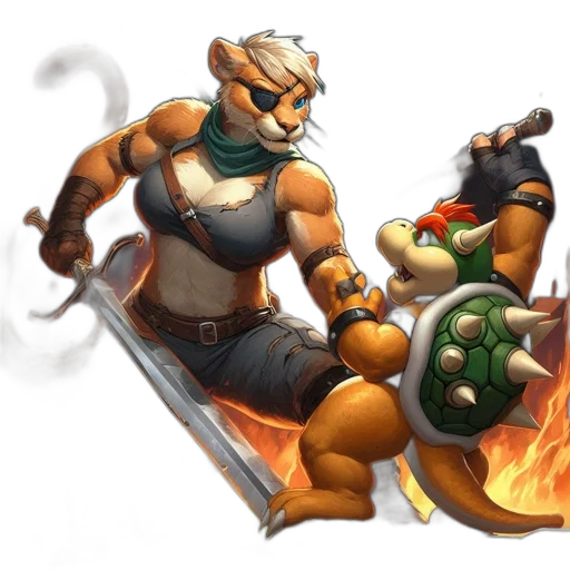 staff, weapon, concept art, fantasy art, pixel art, comic book art, fire, intense transparent PNG cut-out