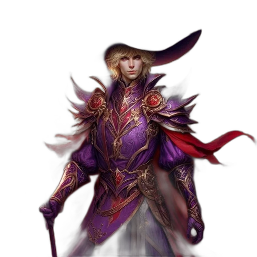 staff, dragon, hat, fantasy art, concept art, comic book art, photorealistic, dark transparent PNG cut-out