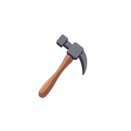 weapon, staff, sword, umbrella, 3d render, pixel art, concept art, stylized transparent PNG cut-out
