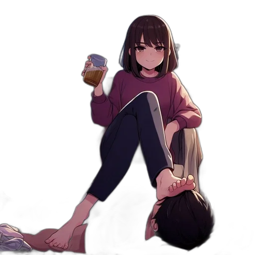 bottle, food, anime, watercolor, concept art, pixel art, fire, rain transparent PNG cut-out