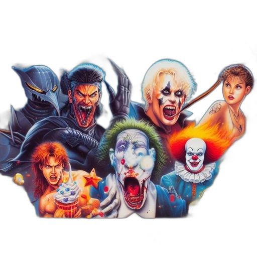 comic book art, concept art, vibrant, gaming, cover, art, urban, landscape transparent PNG cut-out