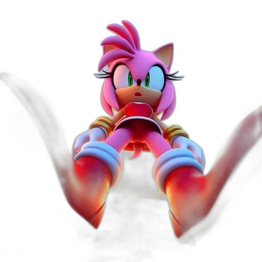 creature, animal, robot, dragon, 3d render, vaporwave, concept art, pixel art transparent PNG cut-out