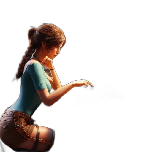 dress, jewelry, staff, concept art, fantasy art, 3d render, photorealistic, fire transparent PNG cut-out