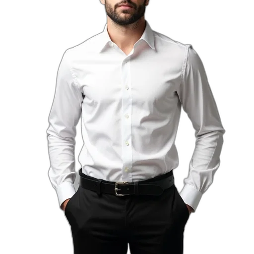 staff, jacket, photorealistic, 3d render, concept art, monochrome, man, wearing transparent PNG cut-out