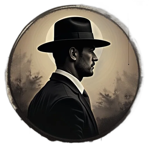 hat, staff, face, jacket, concept art, comic book art, photorealistic, fantasy art transparent PNG cut-out