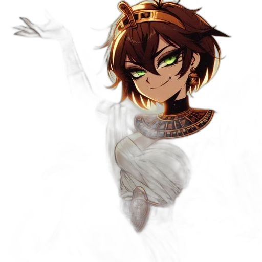 crown, fantasy art, pixel art, concept art, anime, dark, golden, monochrome transparent PNG cut-out