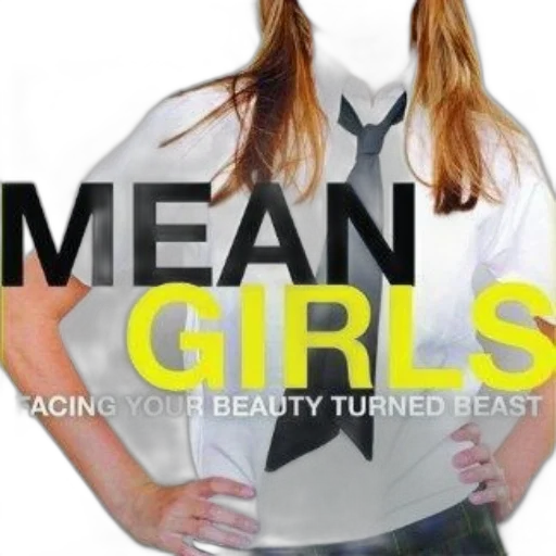 mean, girls, facing, beauty, turned, beast, nice, shirt transparent PNG cut-out