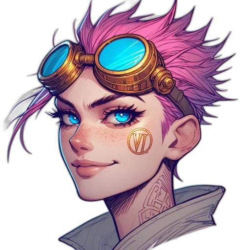 staff, face, cyberpunk, concept art, fantasy art, comic book art, pastel, neon transparent PNG cut-out