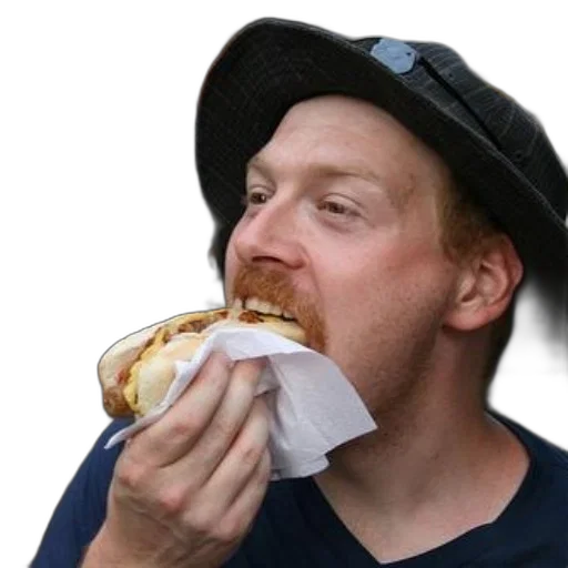 food, face, staff, hat transparent PNG cut-out