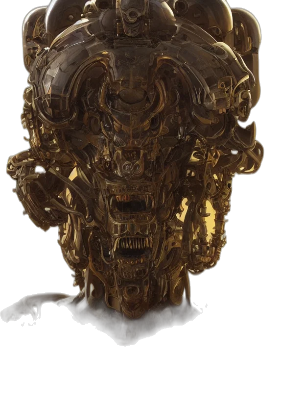 mask, face, crown, creature transparent PNG cut-out