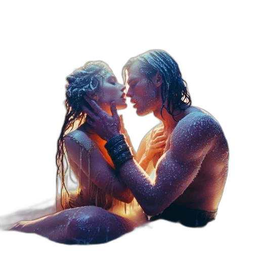 concept art, fantasy art, comic book art, watercolor, underwater, fire, outer space, rain transparent PNG cut-out