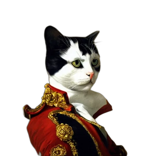 crown, staff, animal, jacket transparent PNG cut-out