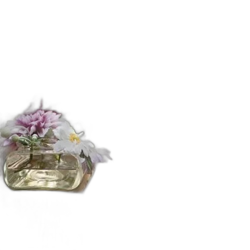 jewelry, crown, flower, bottle, 3d render, photorealistic, row, colorful transparent PNG cut-out
