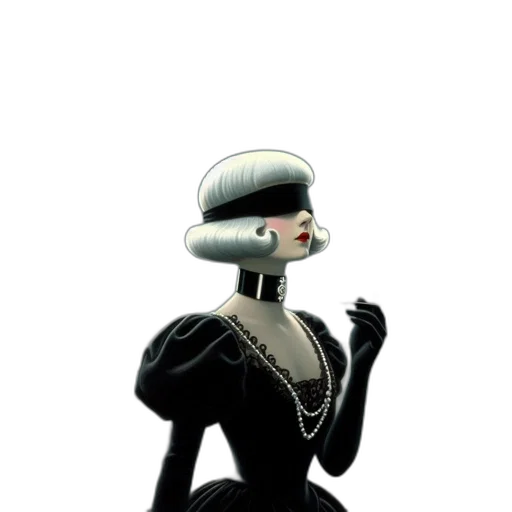 robot, hat, dress, staff, concept art, 3d render, cartoon, comic book art transparent PNG cut-out