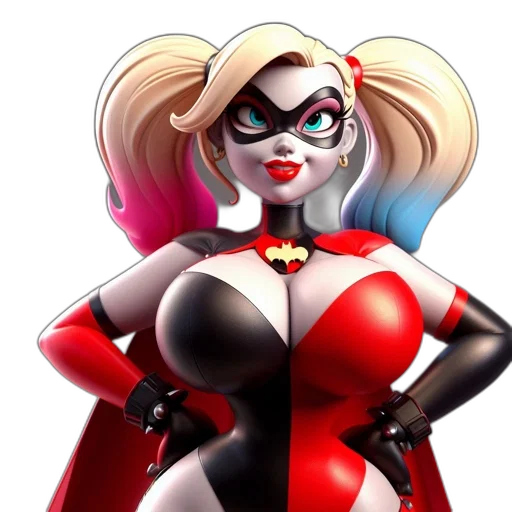 comic book art, concept art, cartoon, 3d render, animated, figure, blonde, twin transparent PNG cut-out