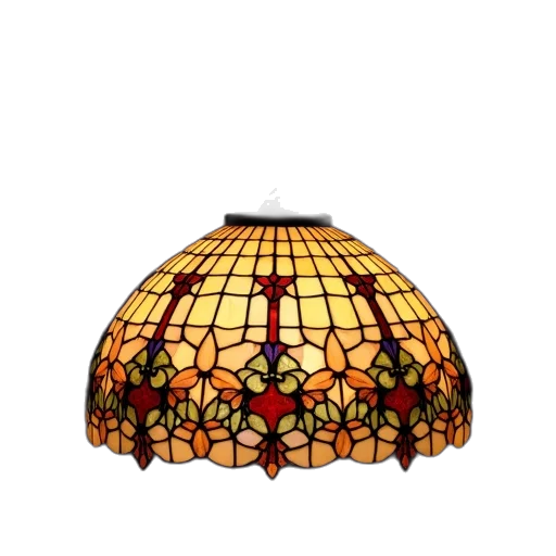 umbrella, crown, furniture, 3d render, pixel art, photorealistic, tiffany, lamp transparent PNG cut-out