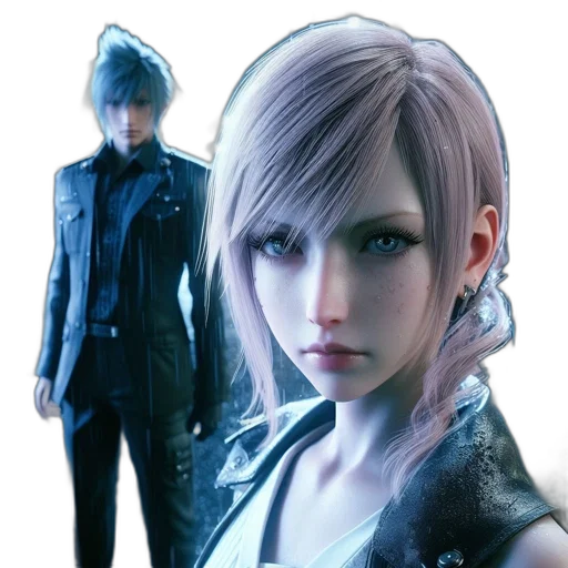 jacket, concept art, cyberpunk, photorealistic, 3d render, blue, monochrome, dark transparent PNG cut-out