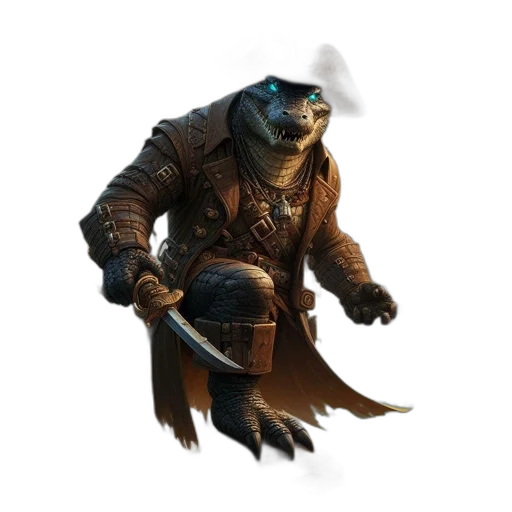 staff, creature, mask, animal, concept art, fantasy art, 3d render, pixel art transparent PNG cut-out
