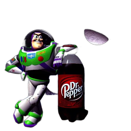 robot, bottle, food, weapon, concept art, 3d render, pixel art, vaporwave transparent PNG cut-out