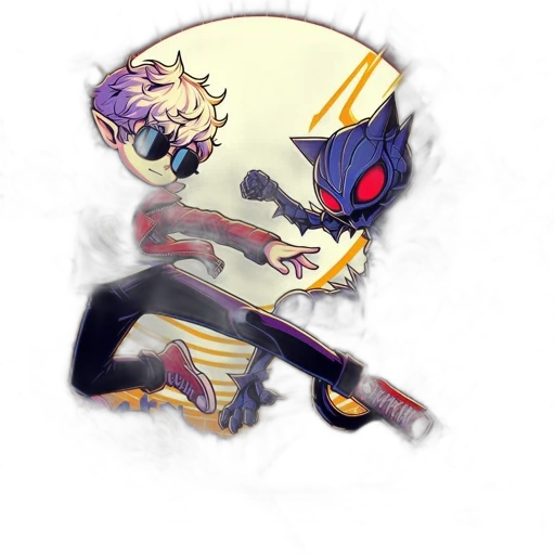 weapon, mask, staff, dragon, anime, pixel art, concept art, cartoon transparent PNG cut-out