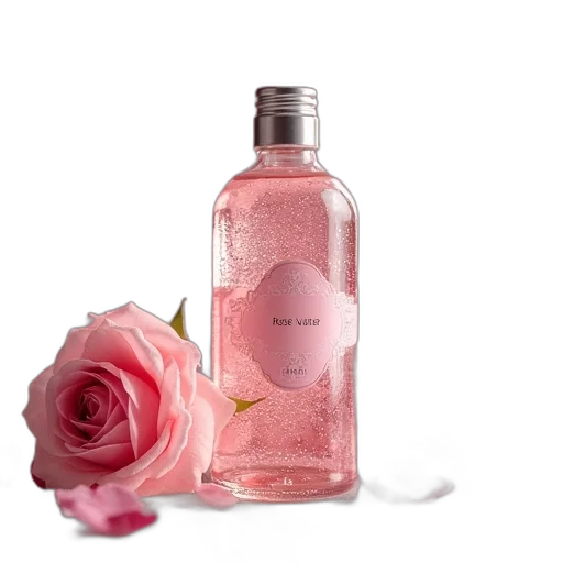 bottle, bulgarian, rose, water, natural, face, body, hair transparent PNG cut-out