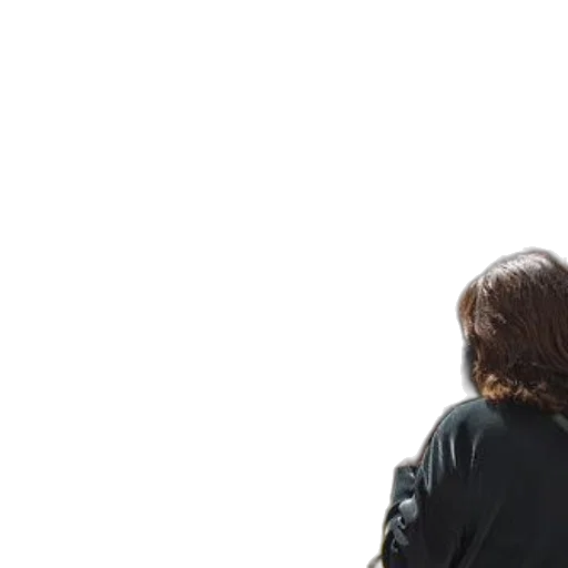 jacket, staff, hair, dress transparent PNG cut-out