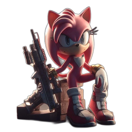 weapon, animal, robot, concept art, 3d render, pixel art, comic book art, animated transparent PNG cut-out