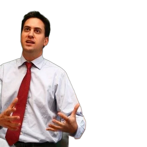 staff, man, white, shirt, red, tie, stands, front transparent PNG cut-out