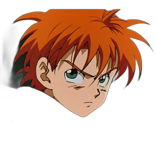 face, mask, staff, jacket, anime, cartoon, pixel art, concept art transparent PNG cut-out