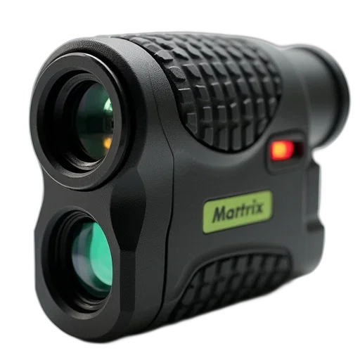 3d render, black, laser, rangefinder, green, light, left, side transparent PNG cut-out