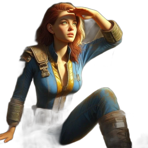 jacket, staff, face, concept art, fantasy art, comic book art, photorealistic, blue transparent PNG cut-out