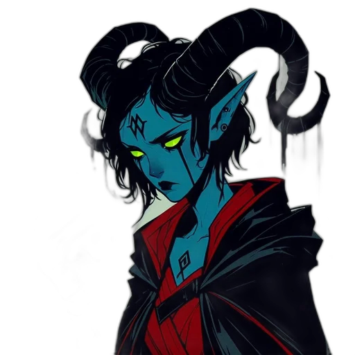 staff, mask, concept art, fantasy art, comic book art, pixel art, dark, blue transparent PNG cut-out