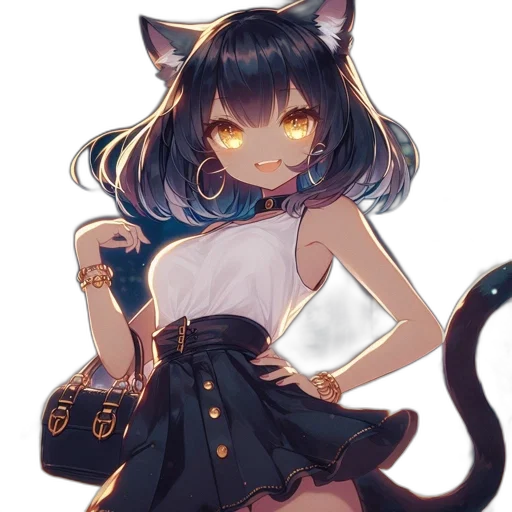 staff, dress, weapon, anime, fantasy art, pixel art, concept art, monochrome transparent PNG cut-out