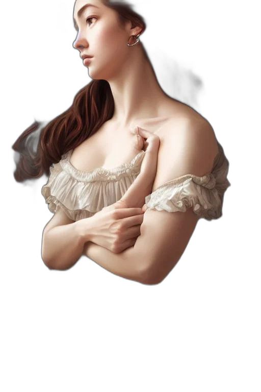 dress, jewelry, face, mask transparent PNG cut-out