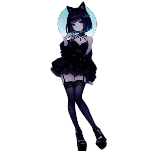dress, staff, creature, mask, concept art, pixel art, anime, fantasy art transparent PNG cut-out