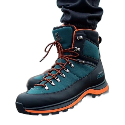 shoes, 3d render, photorealistic, scarra, evo, trek, mountaineering, boot transparent PNG cut-out