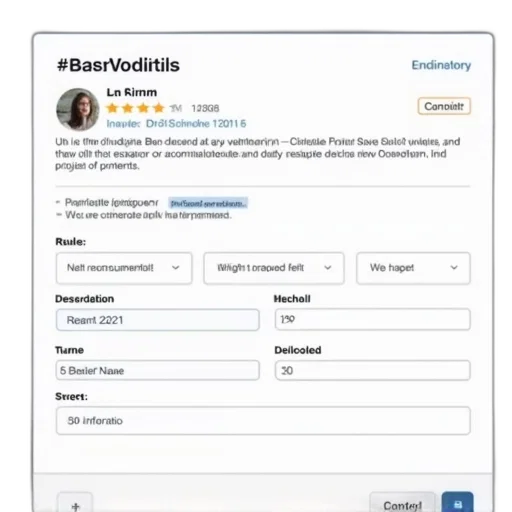 staff, screenshot, project, details, page, form, link, highlighted transparent PNG cut-out