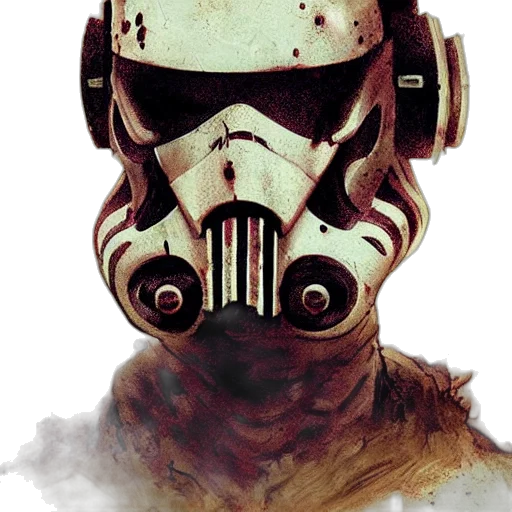 mask, face, robot, concept art transparent PNG cut-out
