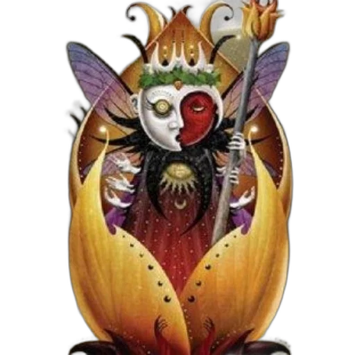 crown, dragon, mask, staff, fantasy art, concept art, photorealistic, watercolor transparent PNG cut-out