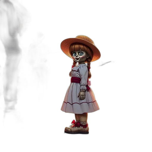 dress, staff, hat, robot, concept art, 3d render, photorealistic, fantasy art transparent PNG cut-out