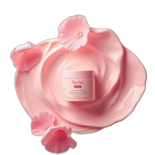 avene, soothing, moisture, mask, rose, petals transparent PNG cut-out