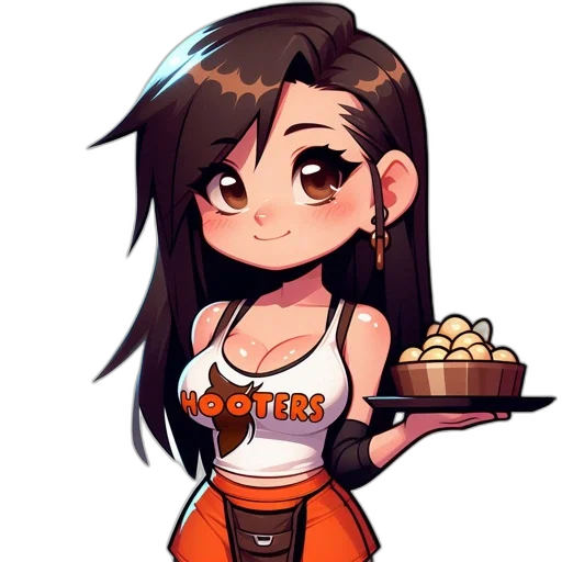 staff, food, pixel art, cartoon, anime, concept art, anime-styled, girl transparent PNG cut-out