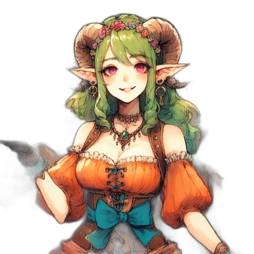 staff, dragon, dress, hat, fantasy art, concept art, pixel art, watercolor transparent PNG cut-out