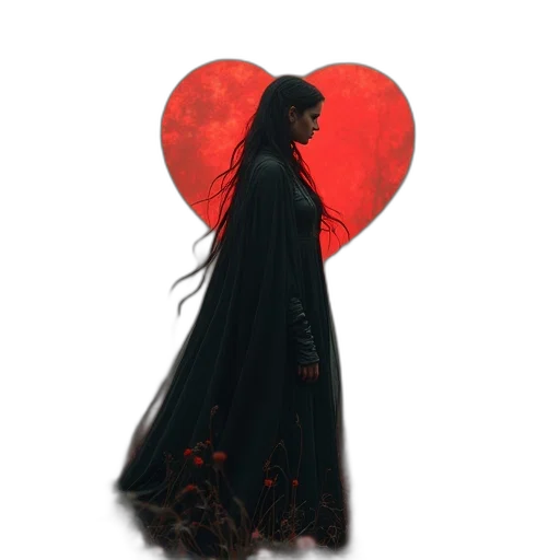 dress, jacket, mask, concept art, fantasy art, comic book art, pixel art, dark transparent PNG cut-out