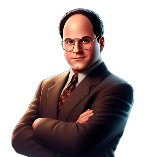 staff, face, animal, photorealistic, concept art, george, costanza, seinfeld transparent PNG cut-out
