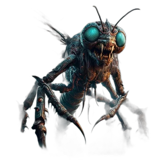 creature, robot, animal, dragon, concept art, 3d render, fantasy art, pixel art transparent PNG cut-out